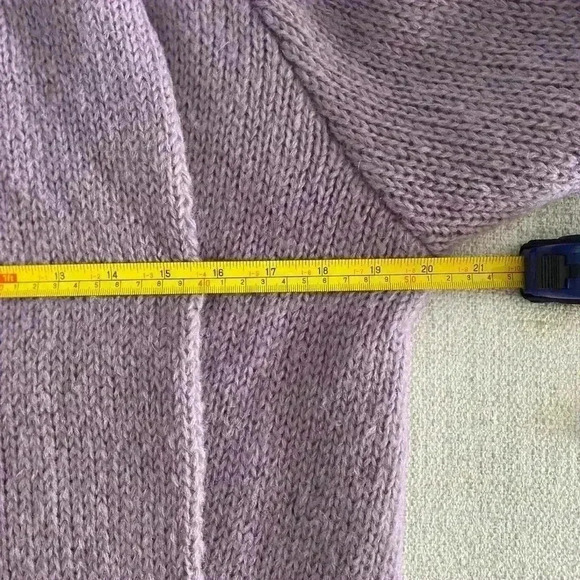 Soft Surroundings Telluride Topper Wool Mohair
Longline Cardigan Purple Size S - Picture 8 of 9